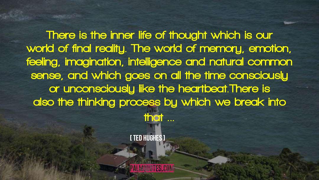 Perception And Reality quotes by Ted Hughes