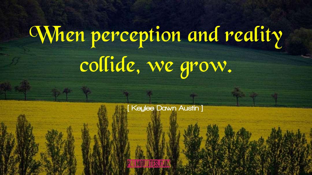 Perception And Reality quotes by Keylee Dawn Austin