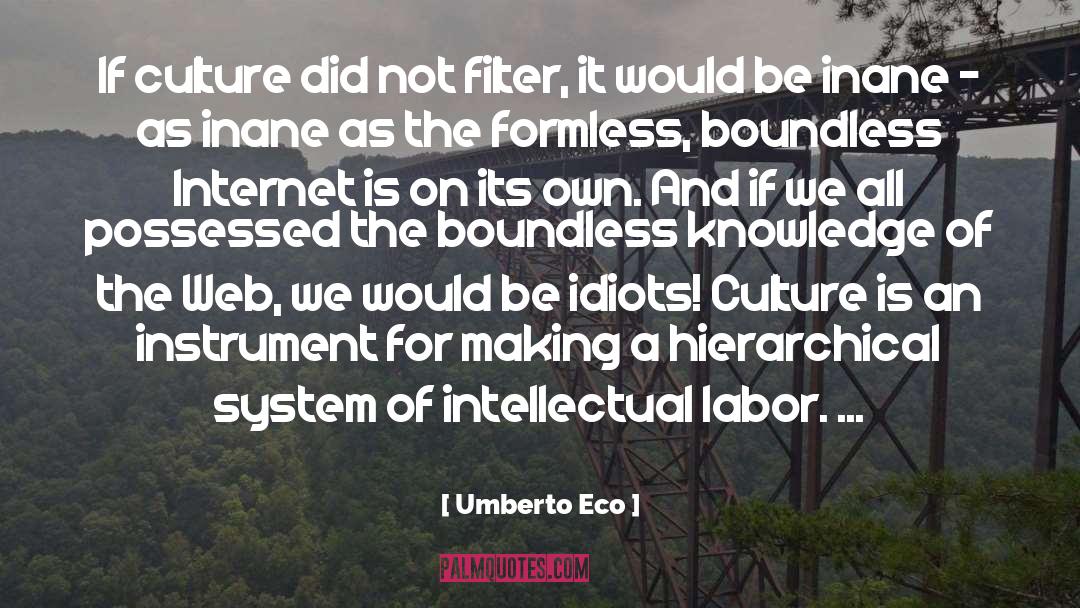 Perception Filters quotes by Umberto Eco
