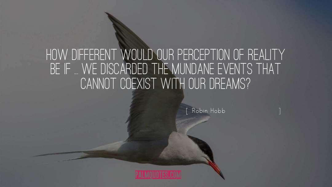 Perception Of Reality quotes by Robin Hobb