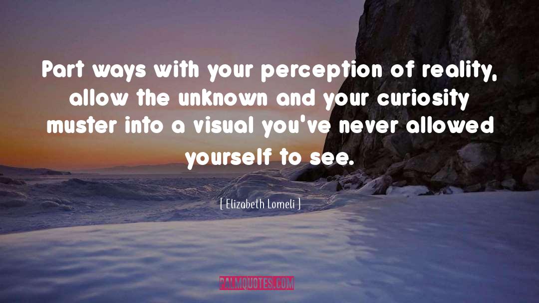 Perception quotes by Elizabeth Lomeli
