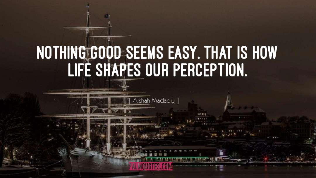 Perception quotes by Aishah Madadiy