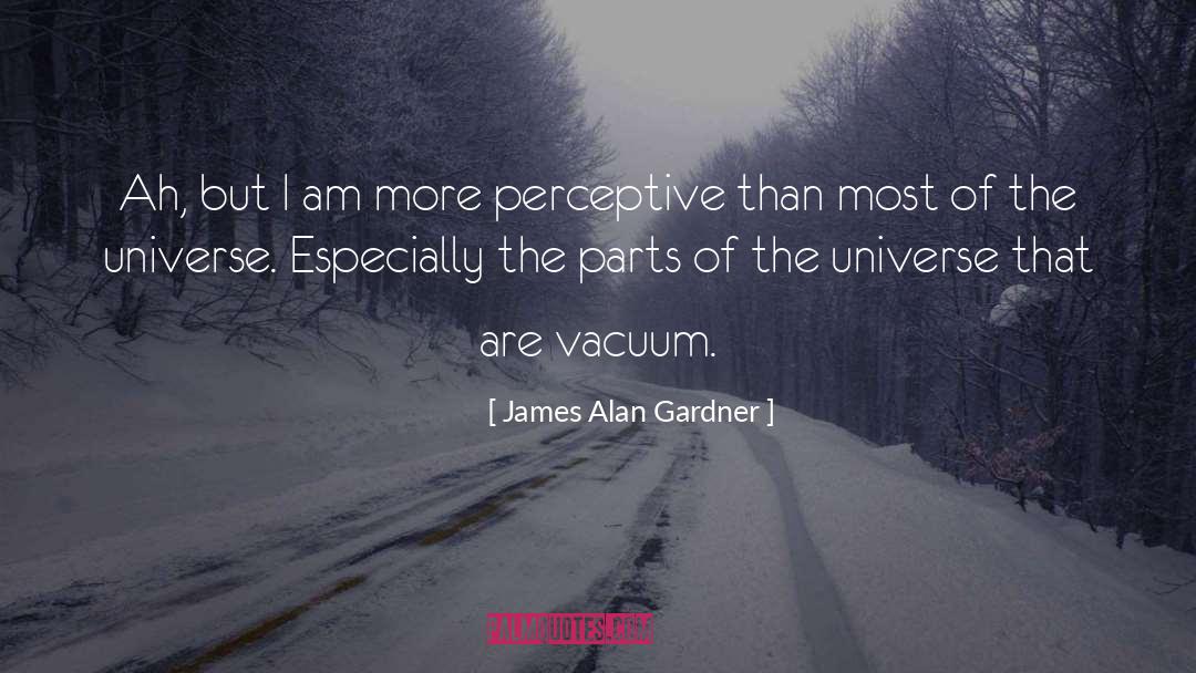 Perceptive quotes by James Alan Gardner