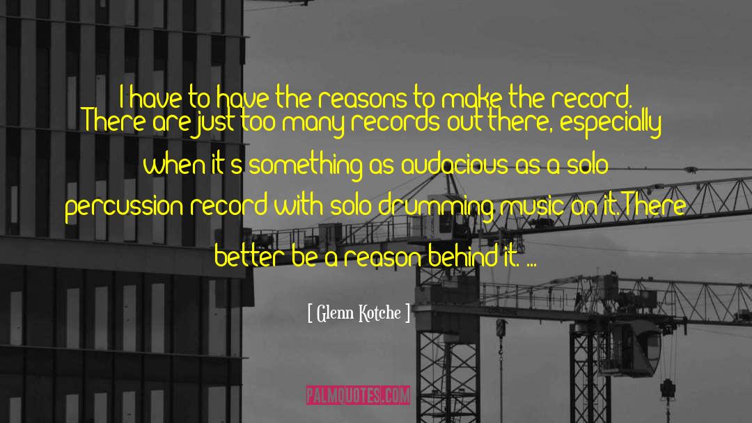 Percussion quotes by Glenn Kotche