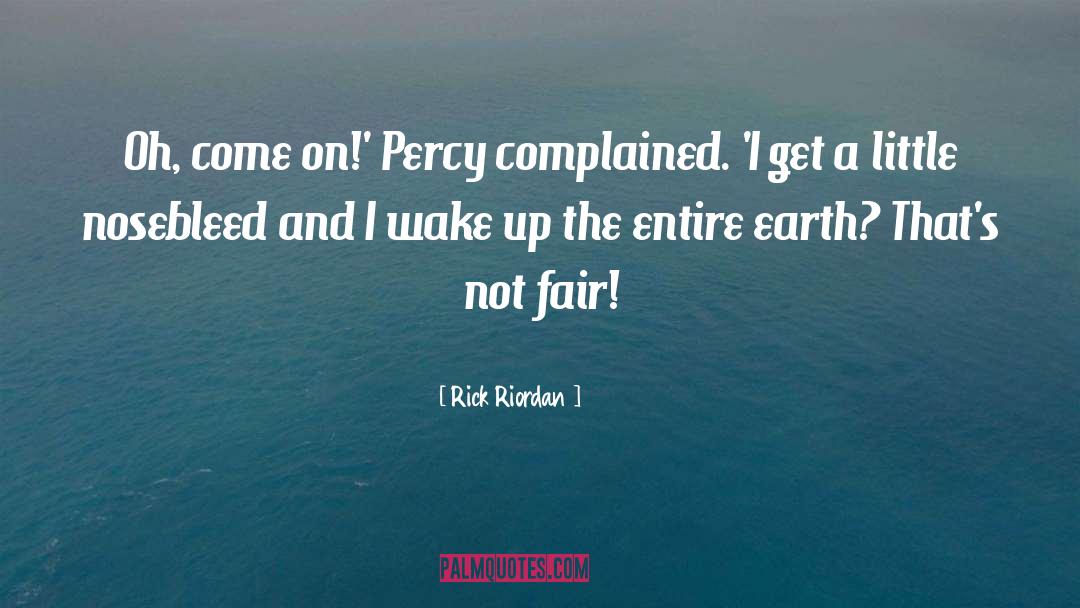 Percy Tunstell quotes by Rick Riordan