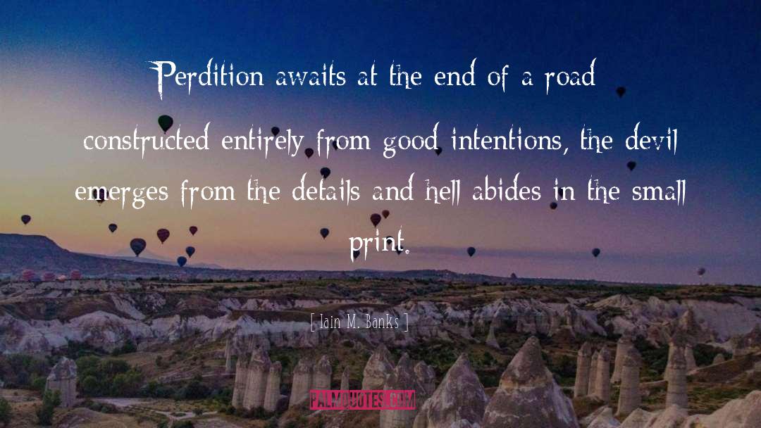 Perdition quotes by Iain M. Banks