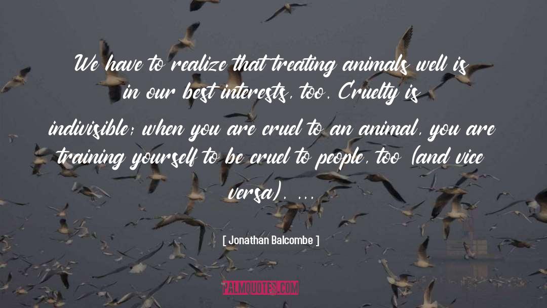 Pereza Animal quotes by Jonathan Balcombe
