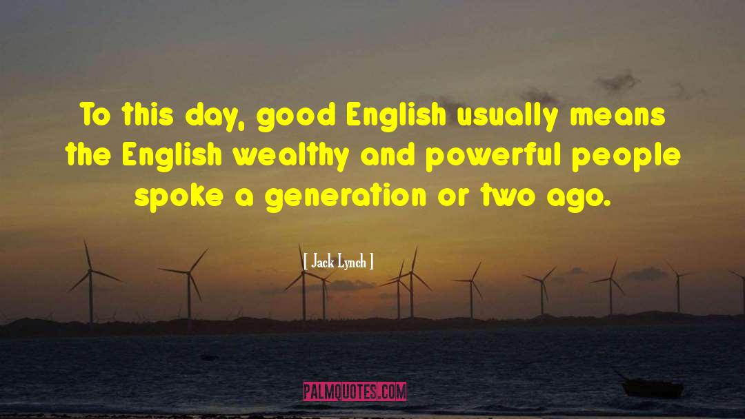 Perfeccionar English quotes by Jack Lynch
