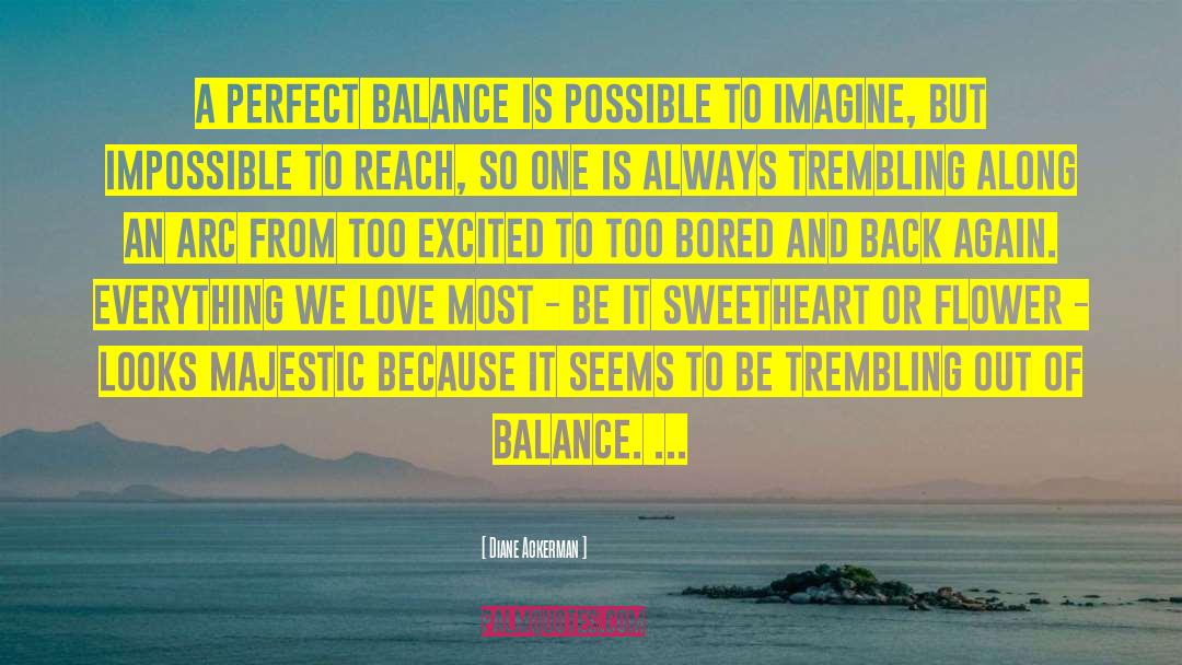Perfect Balance quotes by Diane Ackerman