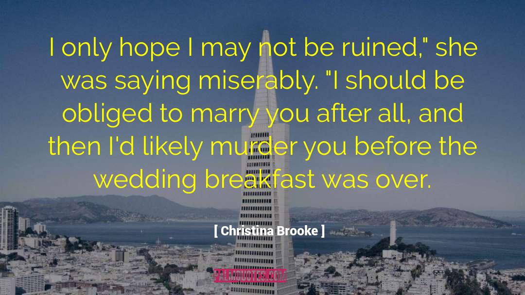 Perfect Breakfast quotes by Christina Brooke