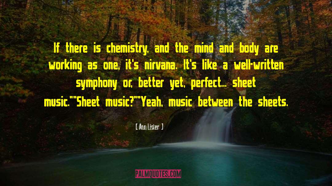 Perfect Chemistry Love quotes by Ann Lister