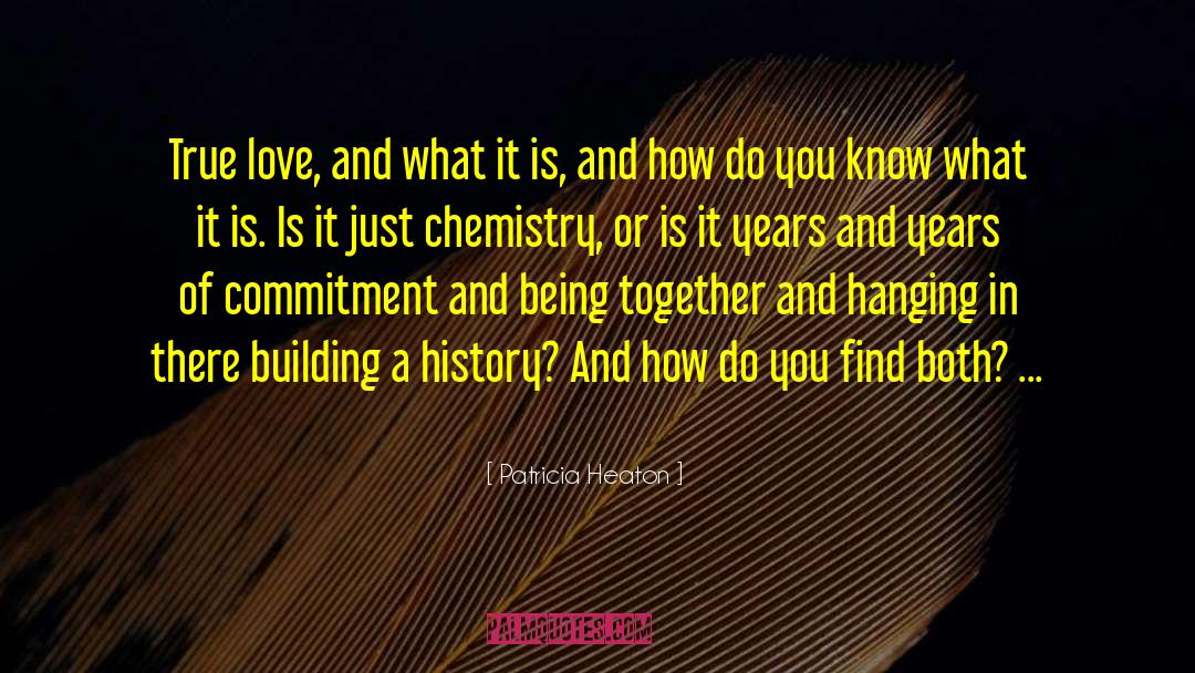 Perfect Chemistry Love quotes by Patricia Heaton
