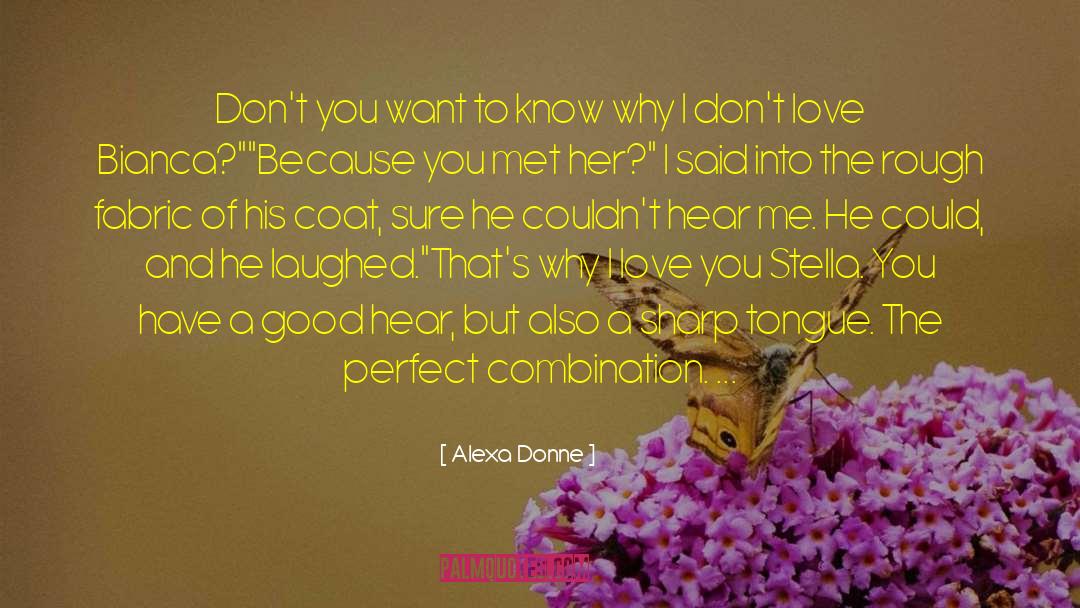 Perfect Combination quotes by Alexa Donne