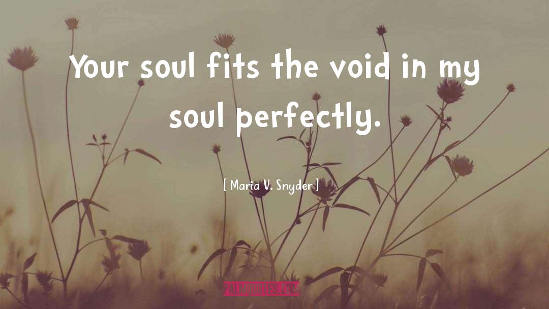 Perfect Fit quotes by Maria V. Snyder