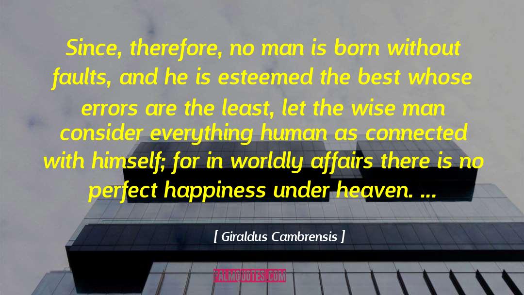 Perfect Happiness quotes by Giraldus Cambrensis