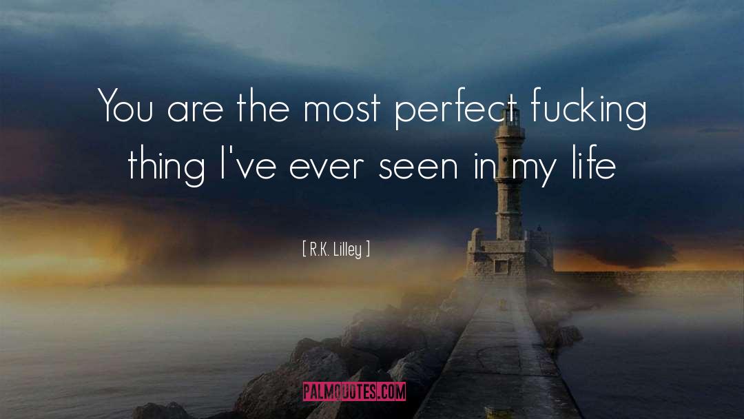 Perfect Imperfection quotes by R.K. Lilley