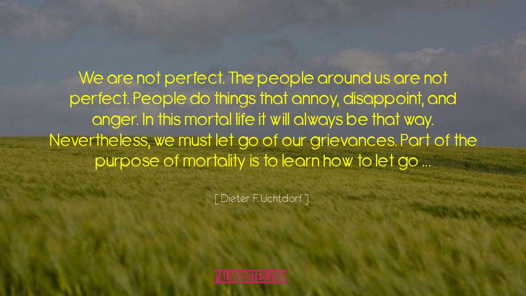 Perfect Imperfection quotes by Dieter F. Uchtdorf