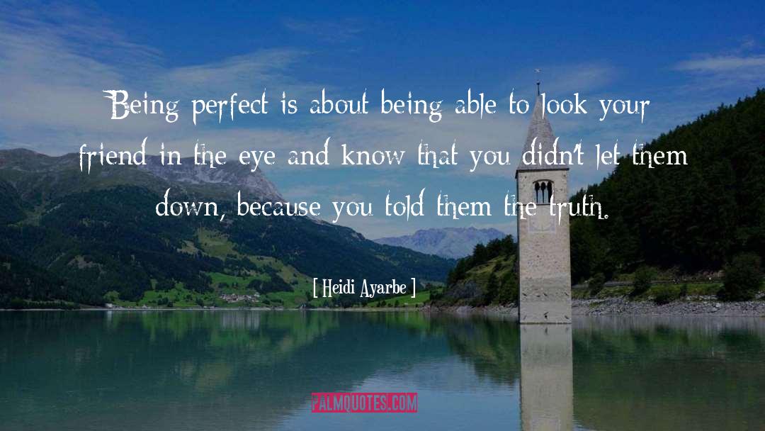 Perfect Job quotes by Heidi Ayarbe