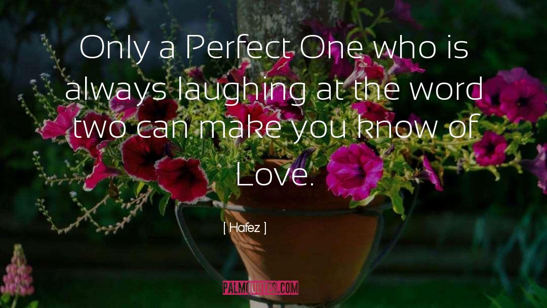 Perfect Lover quotes by Hafez