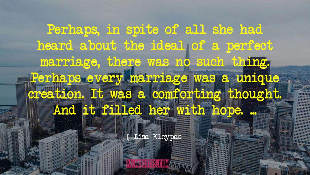 Perfect Marriage quotes by Lisa Kleypas