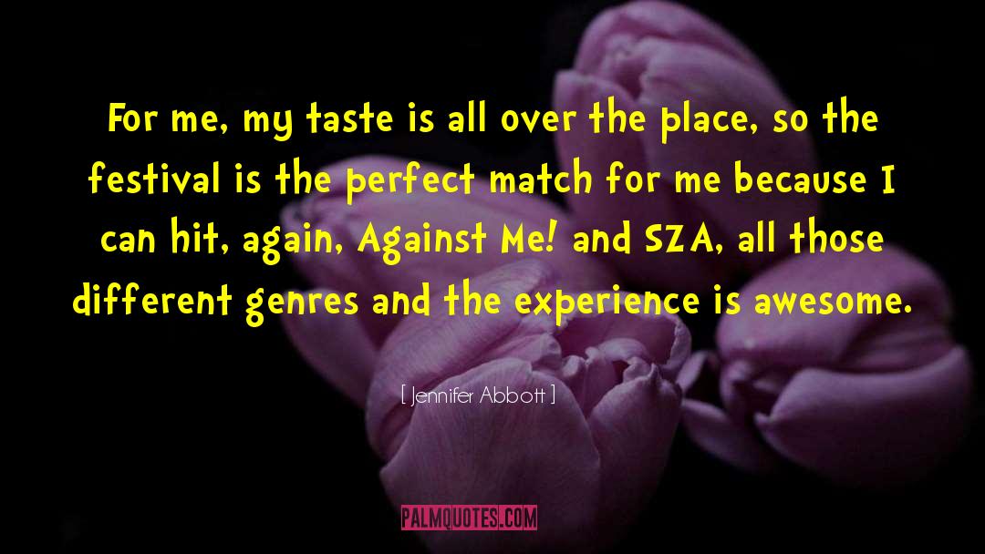 Perfect Match quotes by Jennifer Abbott