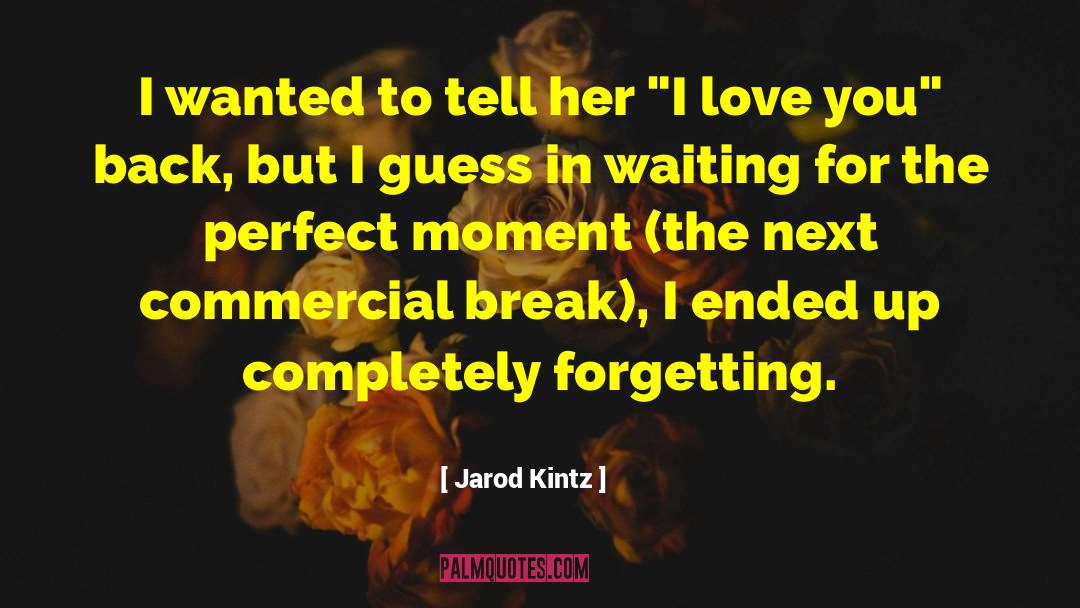 Perfect Moment quotes by Jarod Kintz