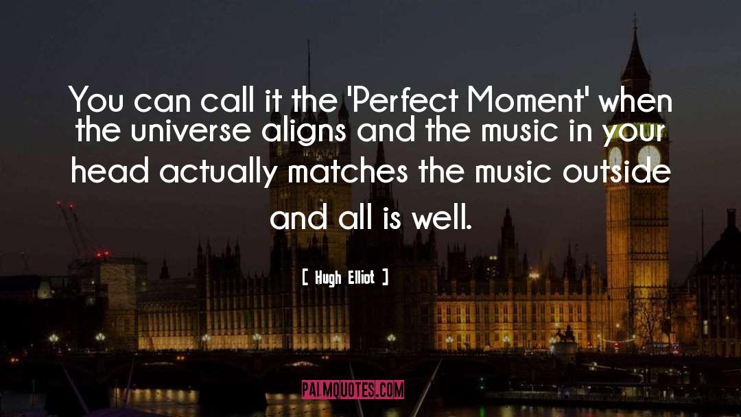 Perfect Moment quotes by Hugh Elliot