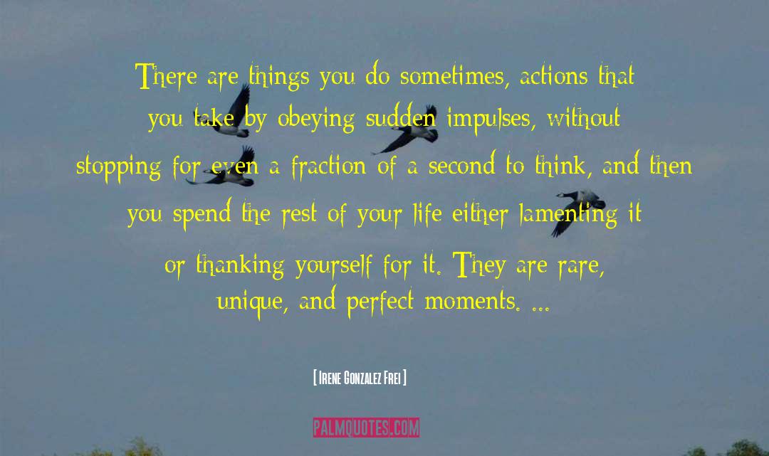 Perfect Moments quotes by Irene Gonzalez Frei
