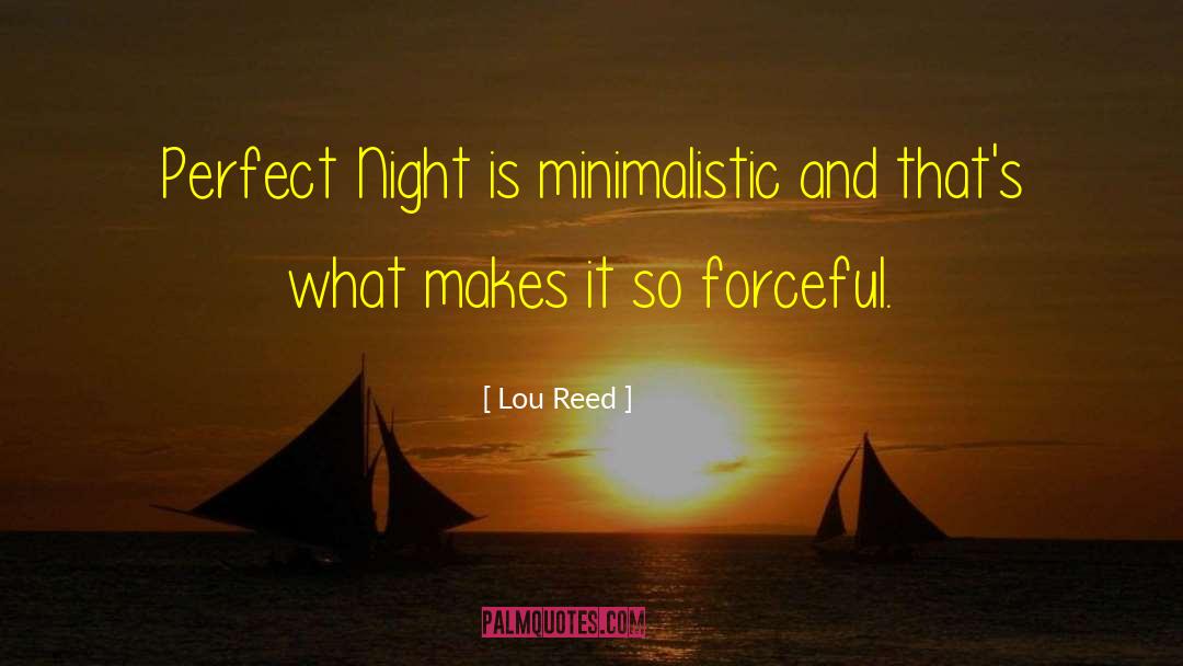 Perfect Night quotes by Lou Reed