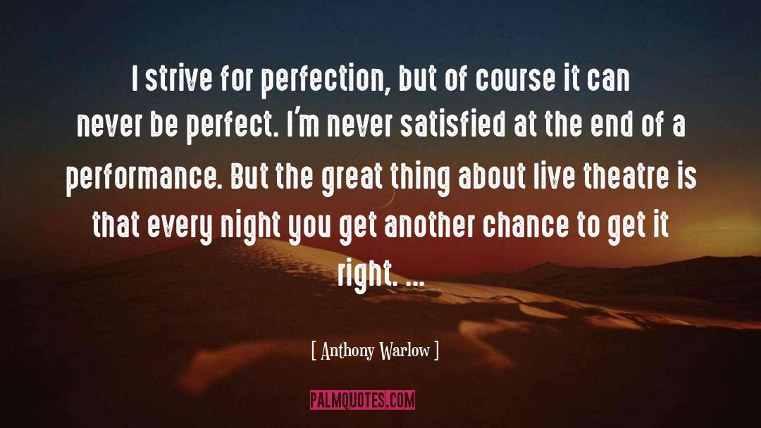 Perfect One quotes by Anthony Warlow