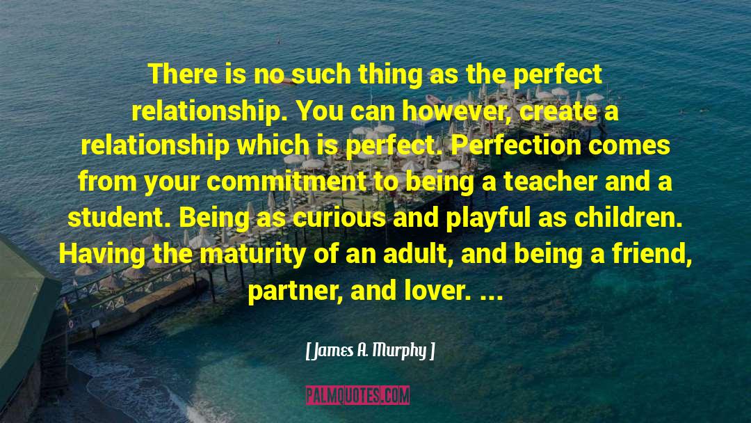 Perfect Relationship quotes by James A. Murphy