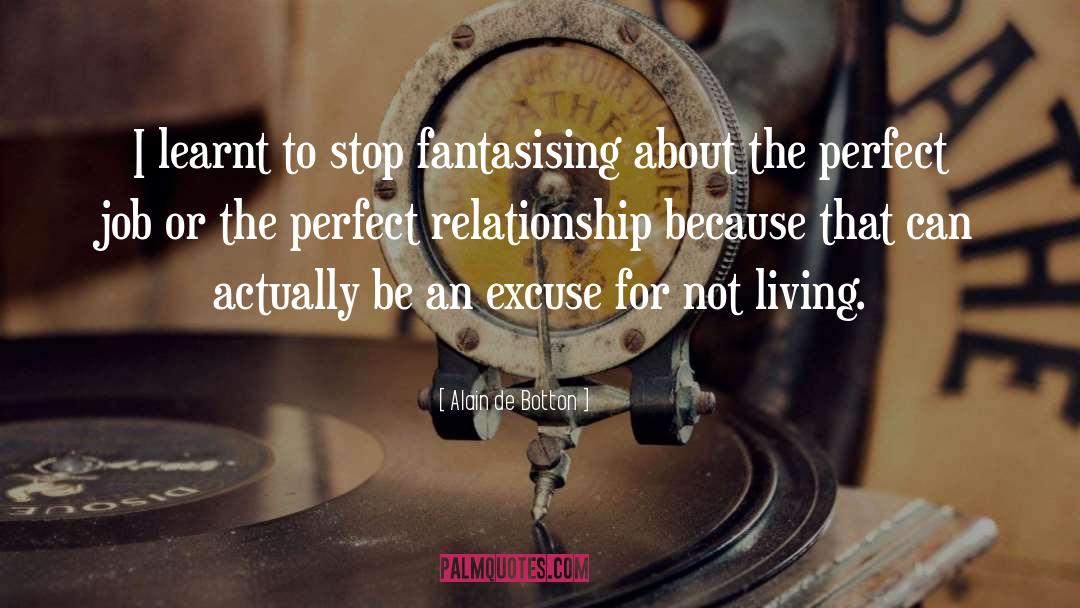 Perfect Relationship quotes by Alain De Botton