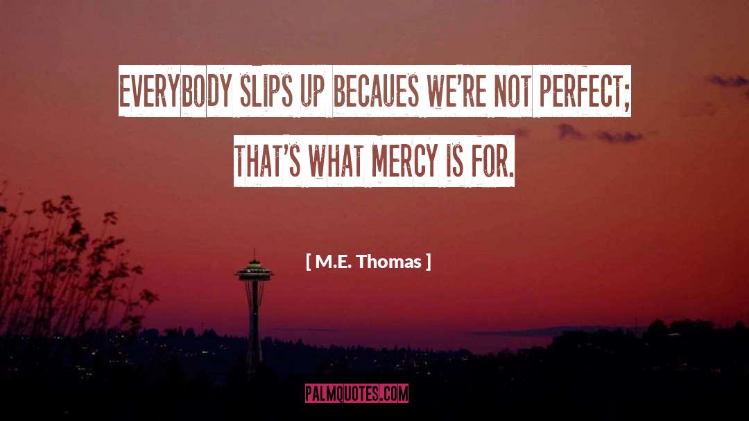 Perfect Sentences quotes by M.E. Thomas