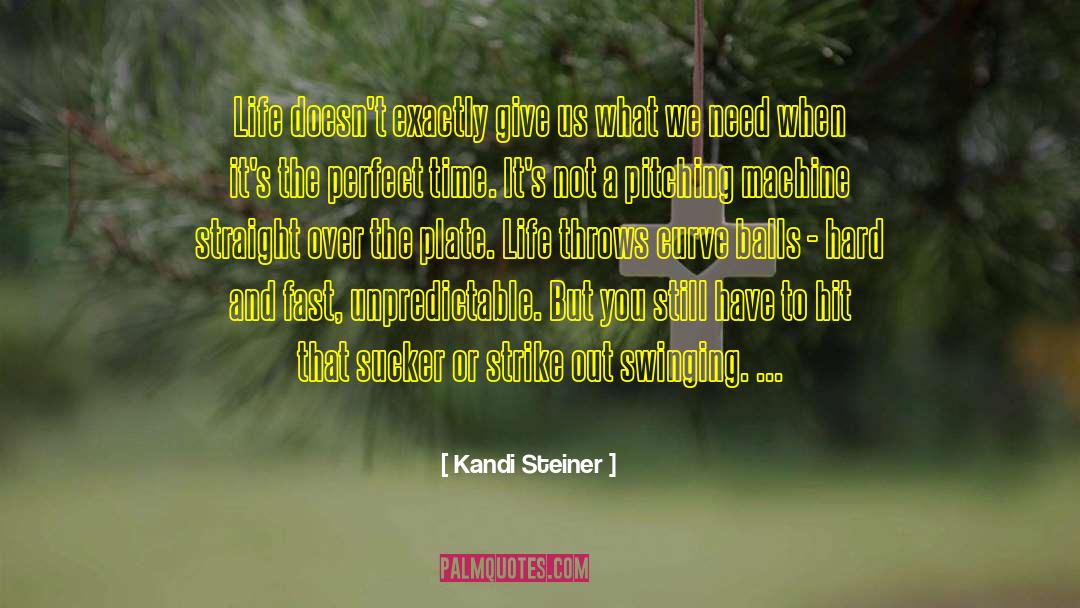 Perfect Time quotes by Kandi Steiner
