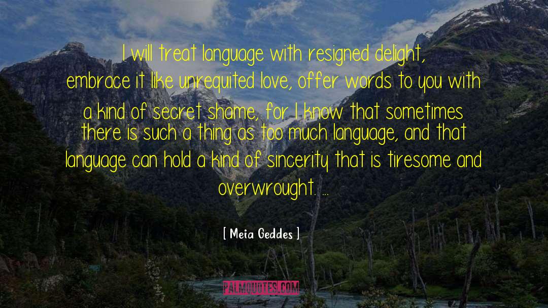 Perfect Words quotes by Meia Geddes