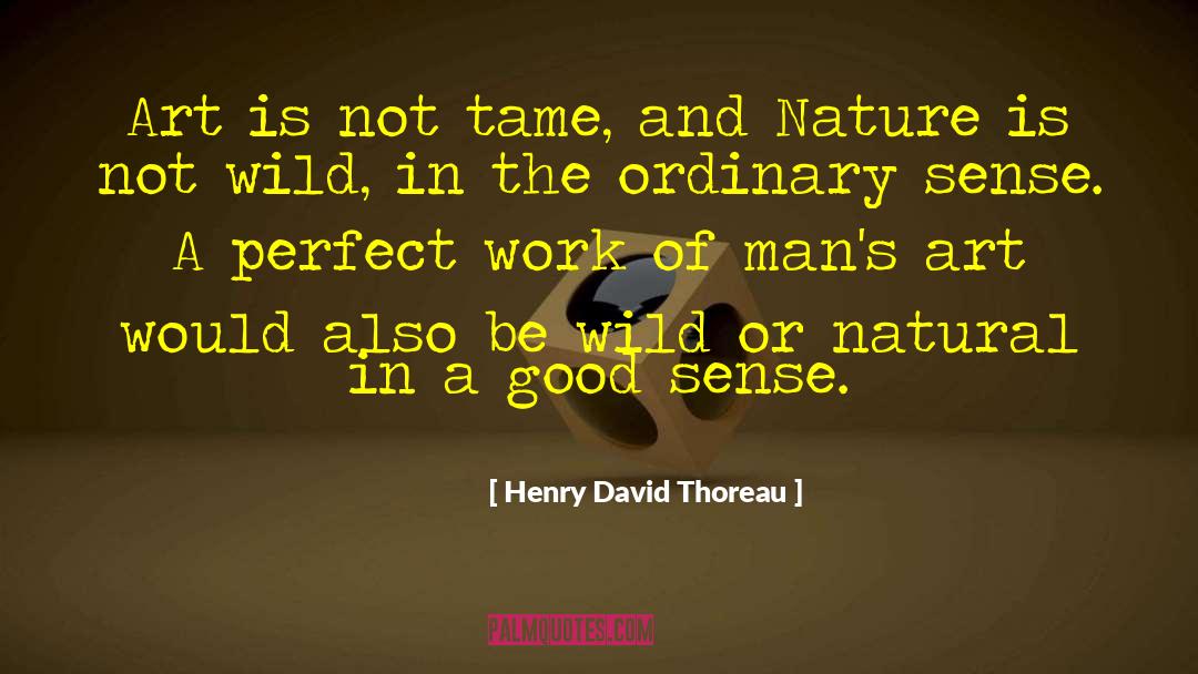 Perfect Work quotes by Henry David Thoreau