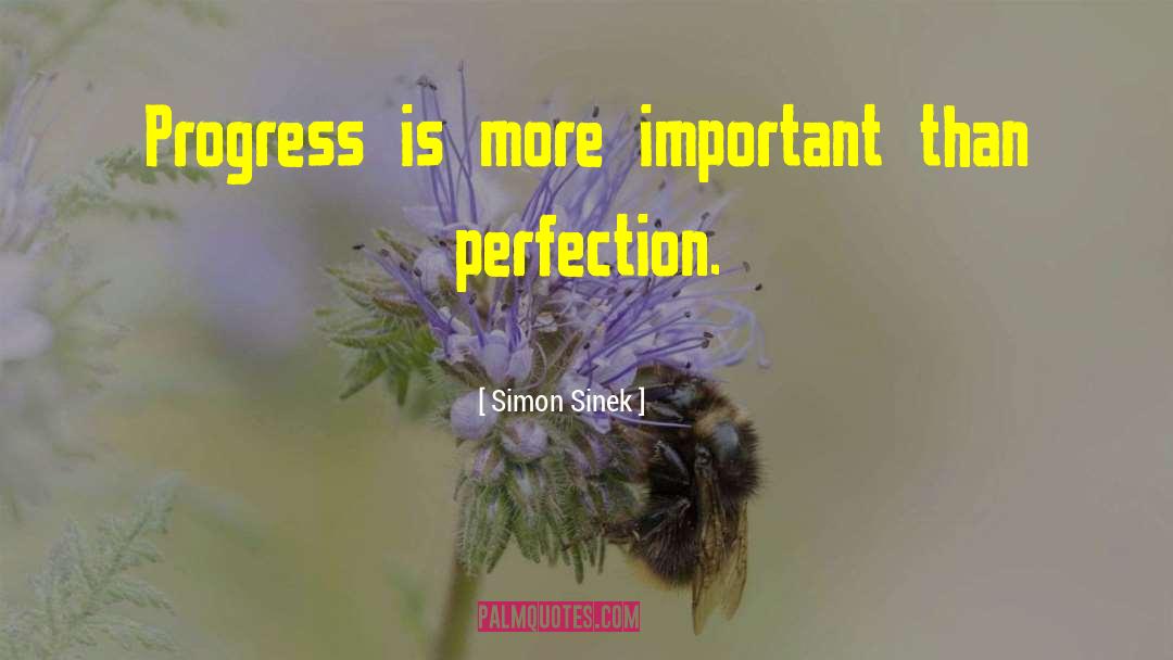 Perfection Is Unattainable quotes by Simon Sinek