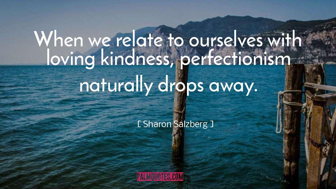 Perfectionism quotes by Sharon Salzberg