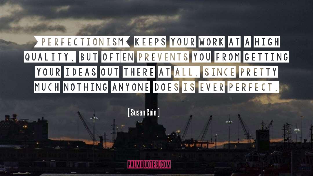 Perfectionism quotes by Susan Cain