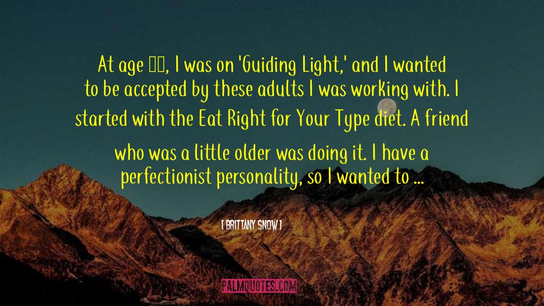 Perfectionist quotes by Brittany Snow