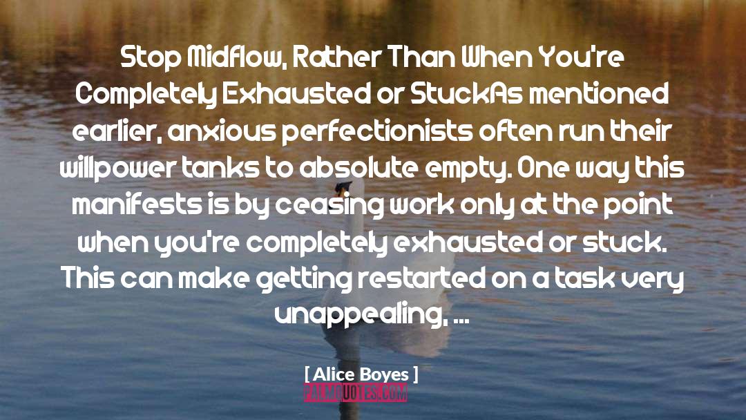 Perfectionists quotes by Alice Boyes