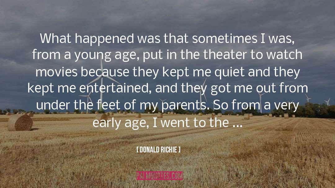 Perfectly Crafted Coming Of Age quotes by Donald Richie