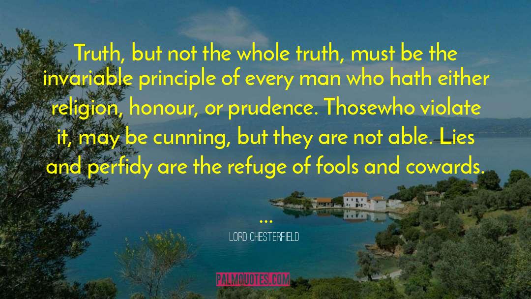 Perfidy quotes by Lord Chesterfield