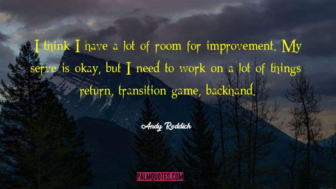 Performance Improvement quotes by Andy Roddick