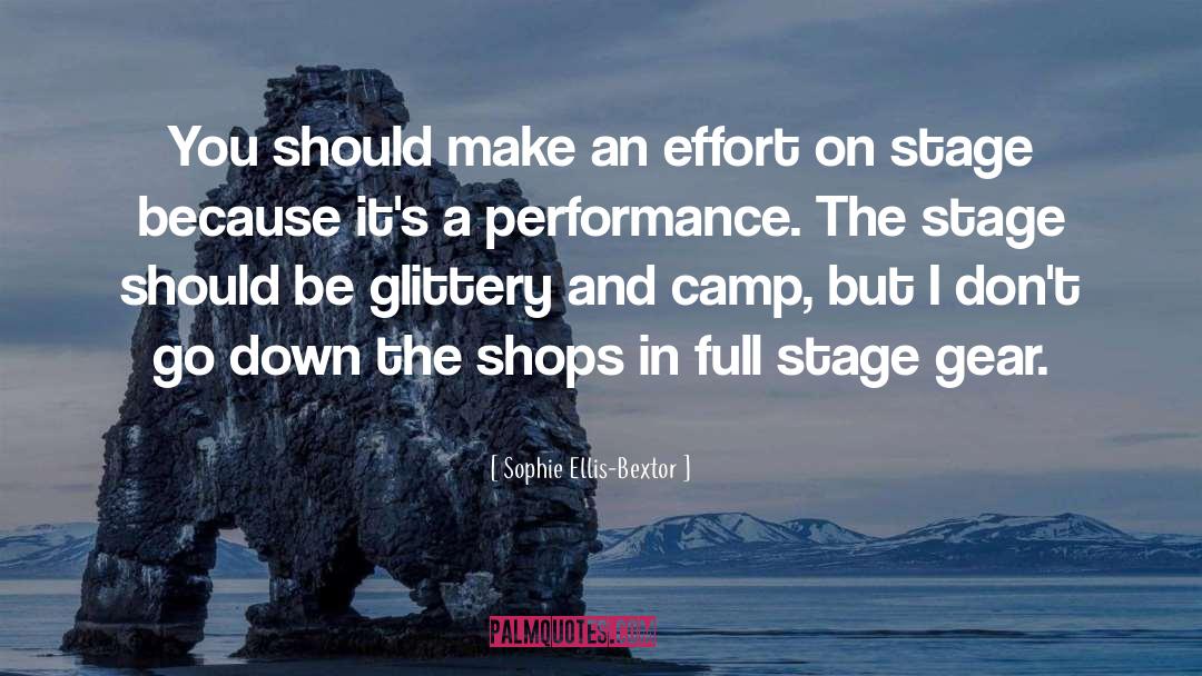 Performance Improvement quotes by Sophie Ellis-Bextor
