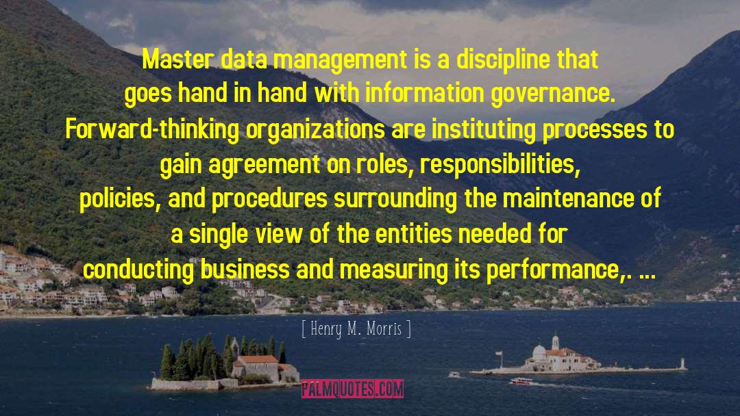 Performance Management Training quotes by Henry M. Morris