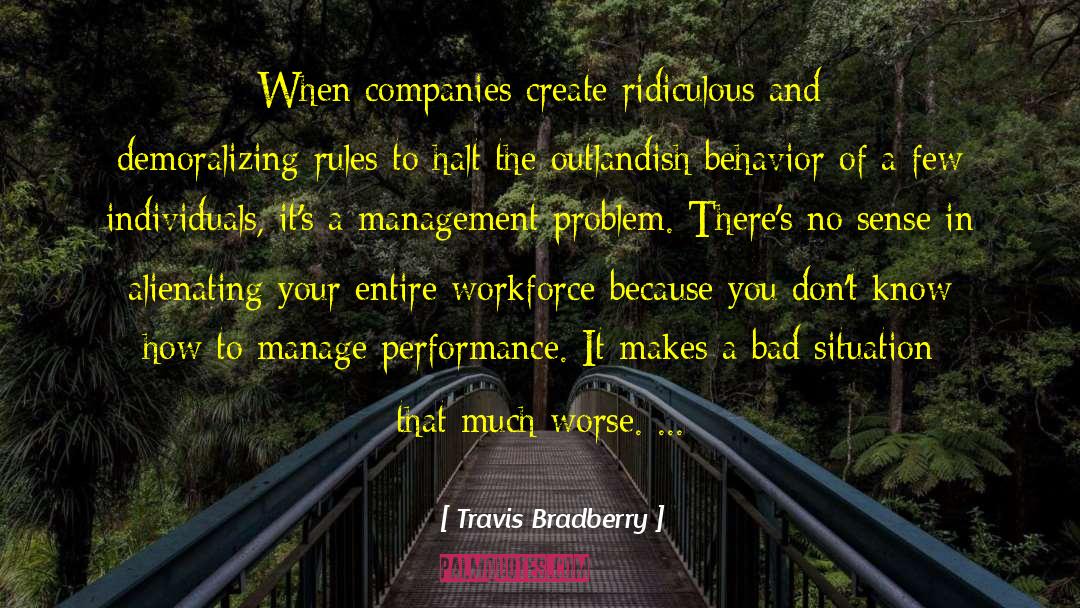 Performance Management Training quotes by Travis Bradberry