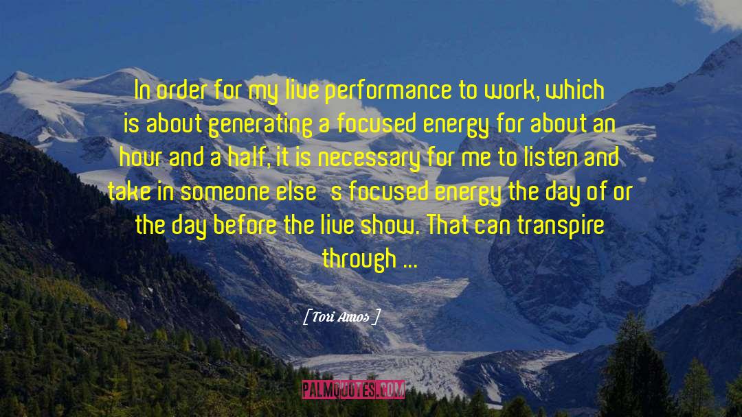 Performance Review quotes by Tori Amos