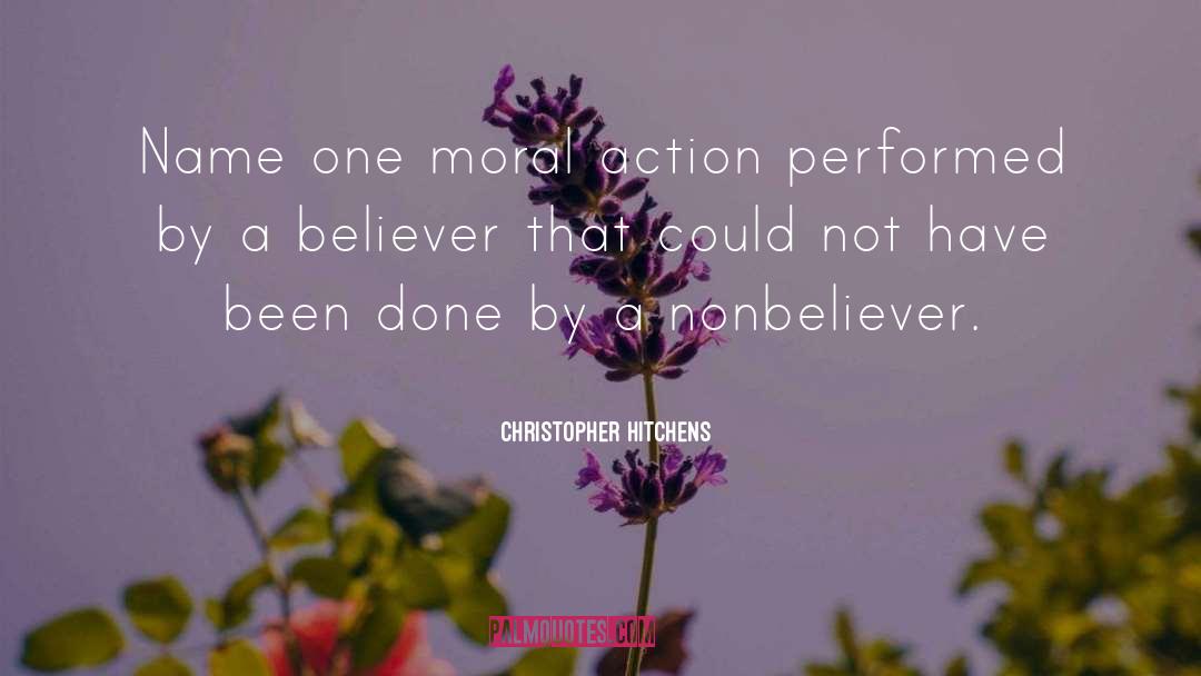 Performed quotes by Christopher Hitchens