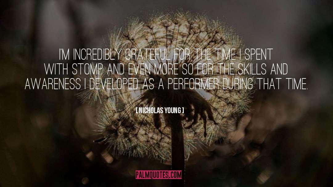 Performer quotes by Nicholas Young